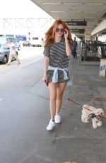 BELLA THORNE Arrives at Los Angeles International Airport 09/11/2015