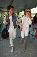 BELLA THORNE at Heathrow Airport in London 09/20/2015