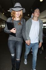 BELLA THORNE at Los Angeles International Airport 09/23/2015