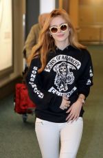 BELLA THORNE at Vancouver International Airport 09/29/2015