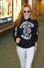 BELLA THORNE at Vancouver International Airport 09/29/2015