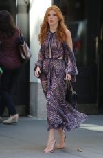 BELLA THORNE Leaves Her Hotel in New York 09/17/2015