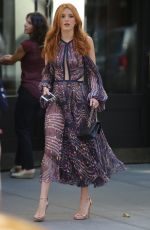 BELLA THORNE Leaves Her Hotel in New York 09/17/2015