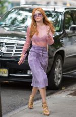 BELLA THORNE Out and About in New York 09/12/2015