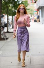 BELLA THORNE Out and About in New York 09/12/2015