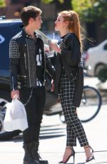 BELLA THORNE Out and About in New York 09/15/2015