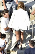 BEYONCE KNOWLES Out for Lunch at La Conca Del Sogno in Nerano 09/10/2015