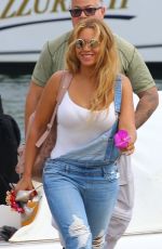 BEYONCE KNOWLESS Out in Beaulieu-sur-mer 09/17/2015