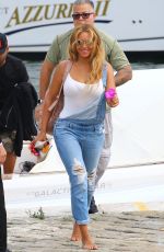 BEYONCE KNOWLESS Out in Beaulieu-sur-mer 09/17/2015