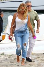 BEYONCE KNOWLESS Out in Beaulieu-sur-mer 09/17/2015