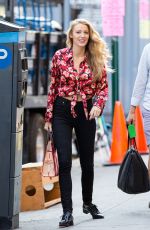 BLAKE LIVELY on the Set of New Woody Allen