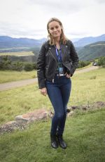 BRIE LARSON at 2015 Telluride Film Festival at Elks Park in Telluride