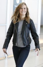 BRIE LARSON at Toronto International Airport 09/16/2015