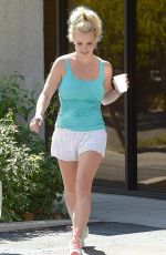 BRITNEY SPEARS Arrives at Dance Studio in Westlake Village 09/19/2015