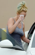 BRITNEY SPEARS Leaves a Gym in Calabasas 09/12/2015