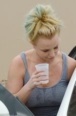 BRITNEY SPEARS Leaves a Gym in Calabasas 09/12/2015