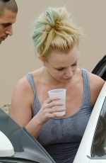 BRITNEY SPEARS Leaves a Gym in Calabasas 09/12/2015