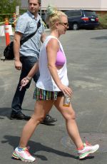 BRITNEY SPEARS Leaves a Gym in Westlake Village 09/02/2015