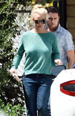 BRITNEY SPEARS Leaves a Studio in Westlake Village 09/01/2015