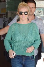 BRITNEY SPEARS Leaves a Studio in Westlake Village 09/01/2015