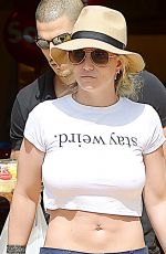 BRITNEY SPEARS Out and About in Westlake Village 09/14/2015
