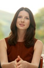 CAITRIONA BALFE at Outlander Press Conference in Scotland 08/22/2015
