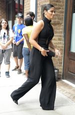 CAMILA ALVES Out and About in New York 09/09/2015
