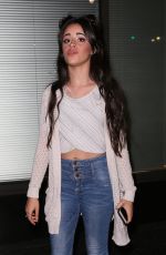 CAMILA CABELLO Out for Dinner in Los Angeles 09/02/2015