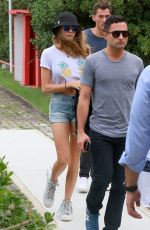 CARA DELEVINGNE at a Heliport in Rio De Janeiro 09/26/2015