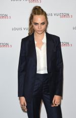 CARA DELEVINGNE at Louis Vuitton Aeries 3 VIP Launch in London 09/20/2015