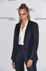CARA DELEVINGNE at Louis Vuitton Aeries 3 VIP Launch in London 09/20/2015