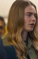 CARA DELEVINGNE at Mango Boutique Opening in Milan 09/23/2015