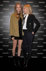 CARA DELEVINGNE at Mango Boutique Opening in Milan 09/23/2015