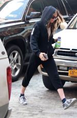 CARA DELEVINGNE heading to a Gym in New York 09/29/2015