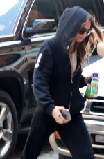 CARA DELEVINGNE heading to a Gym in New York 09/29/2015