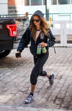 CARA DELEVINGNE heading to a Gym in New York 09/29/2015