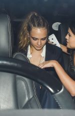 CARA DELEVINGNE Leaves Clardiges Hotel in London 09/20/2015