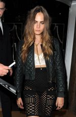 CARA DELEVINGNE Leaves Her Hotel in London 09/21/2015