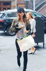 CARA DELEVINGNE Out Shopping in New York 09/30/2015