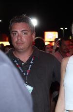 CARA DELEVINGNE Watched Rihanna Perform at Rock in Rio 09/26/2015