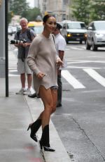 CARA SANTANA Out and About in New York 09/10/2015