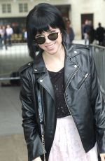CARLY RAE JEPSEN Arrives at BBC Radio 1 in London 09/17/2015