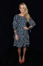 CARRIE UNDERWOOD at Project Runway Spring 2016 Fashion Show at NYFW 09/11/2015
