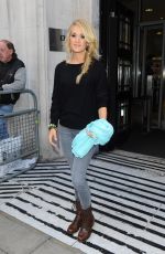 CARRIE UNDERWOOD Leaves BBC Radio in London 09/23/2015