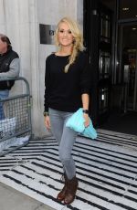 CARRIE UNDERWOOD Leaves BBC Radio in London 09/23/2015