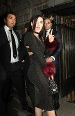 CHARLI XCX Arrives at Selena Gomez