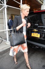 CHARLIEZE THERON at The Today Show in New York 09/28/2015