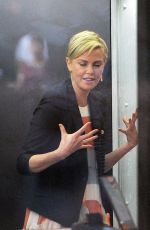 CHARLIEZE THERON at The Today Show in New York 09/28/2015