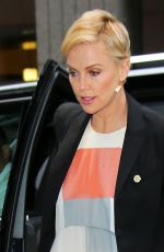 CHARLIEZE THERON at The Today Show in New York 09/28/2015