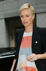 CHARLIEZE THERON at The Today Show in New York 09/28/2015